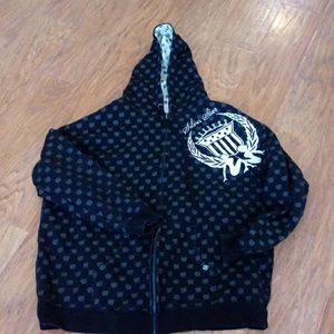 Black hoodie sweatshirt